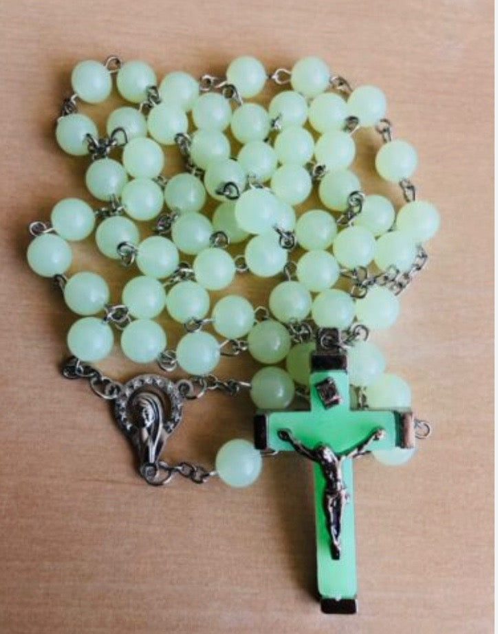 Radiant Glow in the Dark Rosary