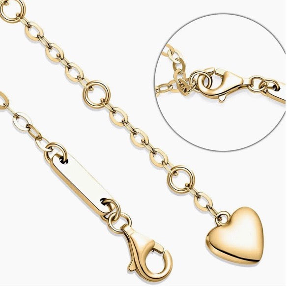 Infinity Pendant Chain Bracelet in 14K Gold