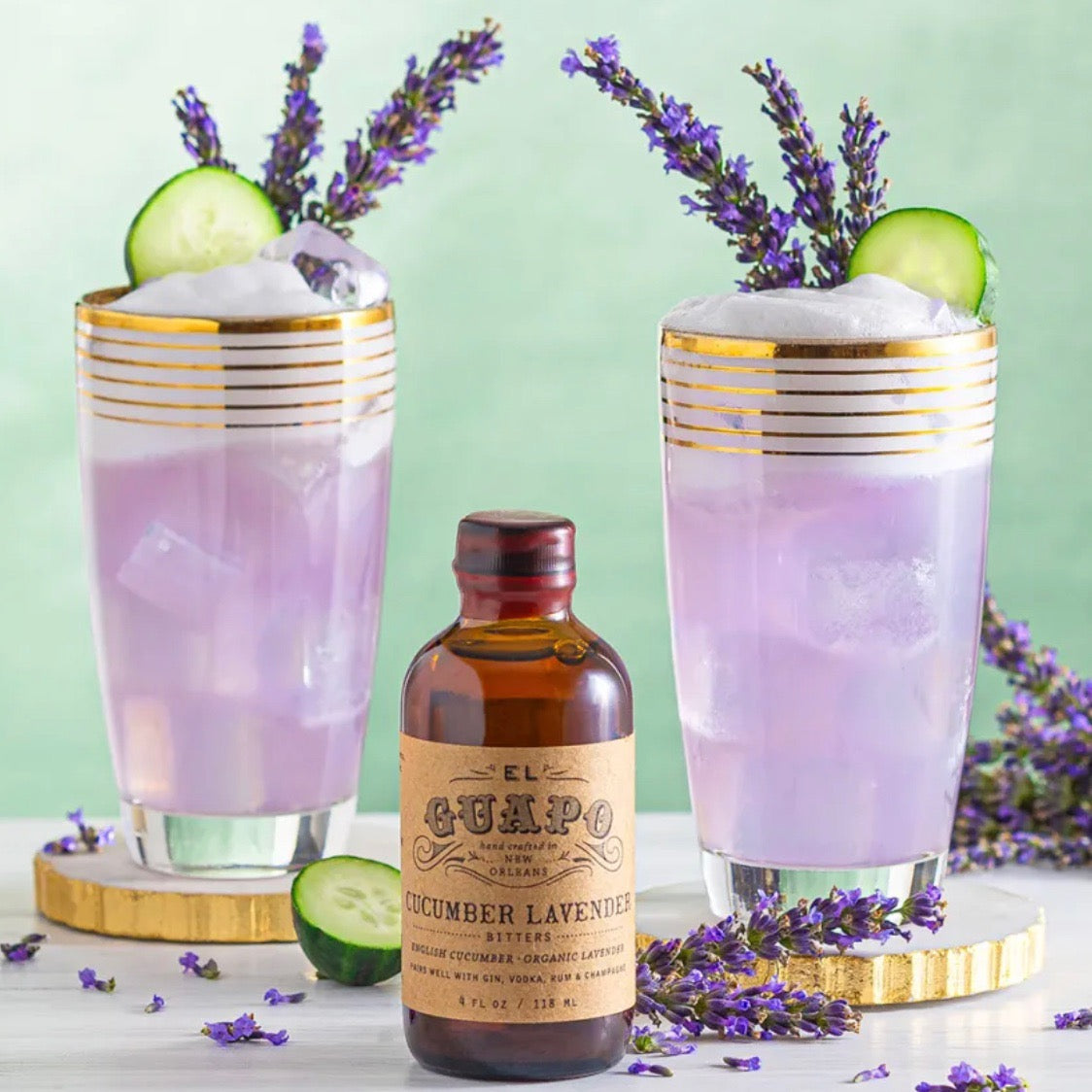 El Guapo Bitters: Cucumber Lavender 4 oz.