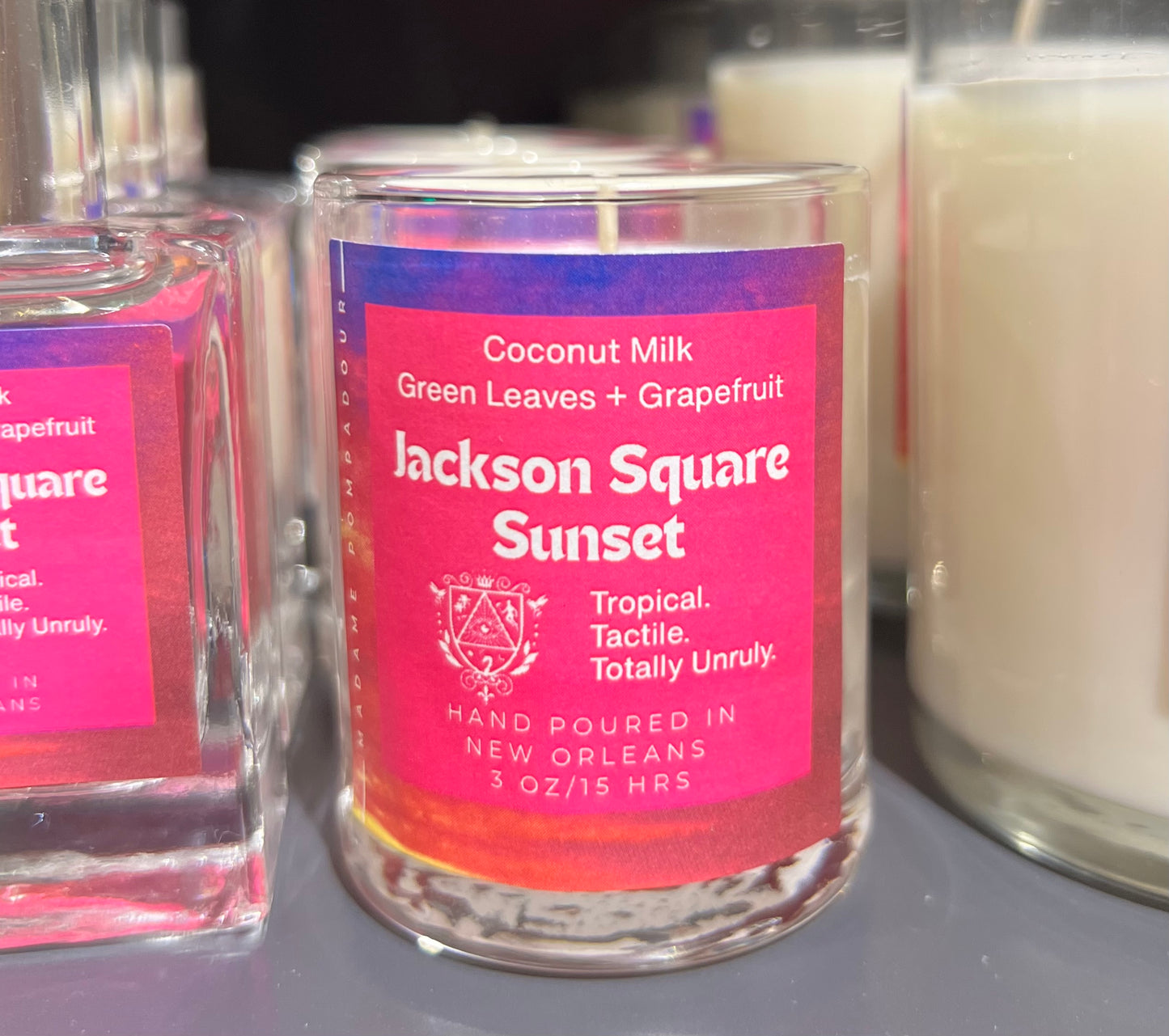 Jackson Square Sunset Candle Jar 3 oz