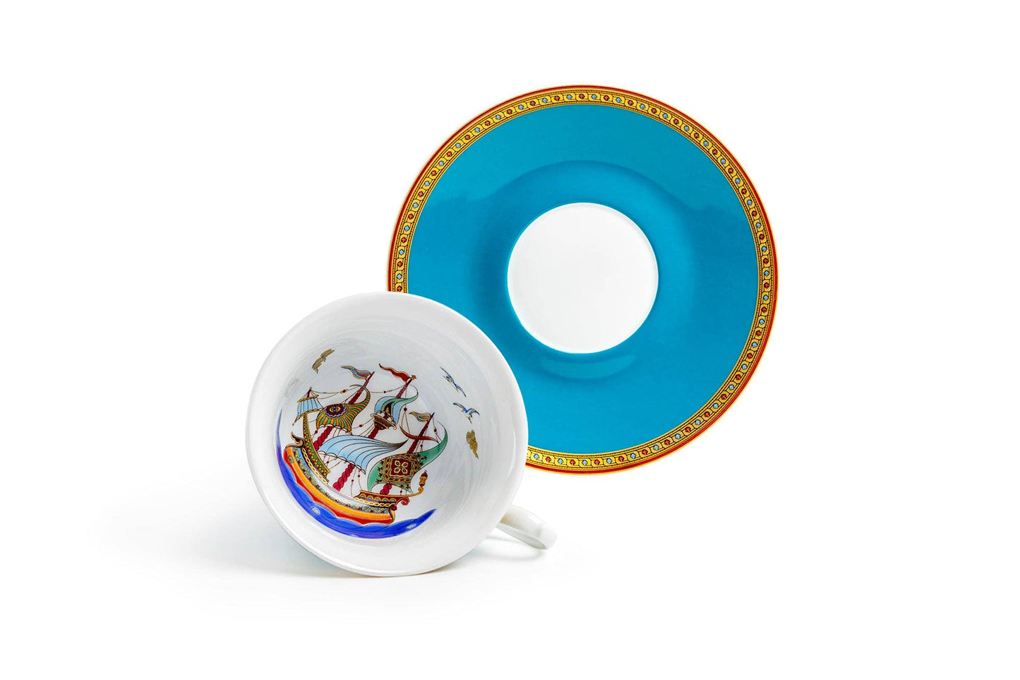 Voyage Ship Tea Cup & Saucer