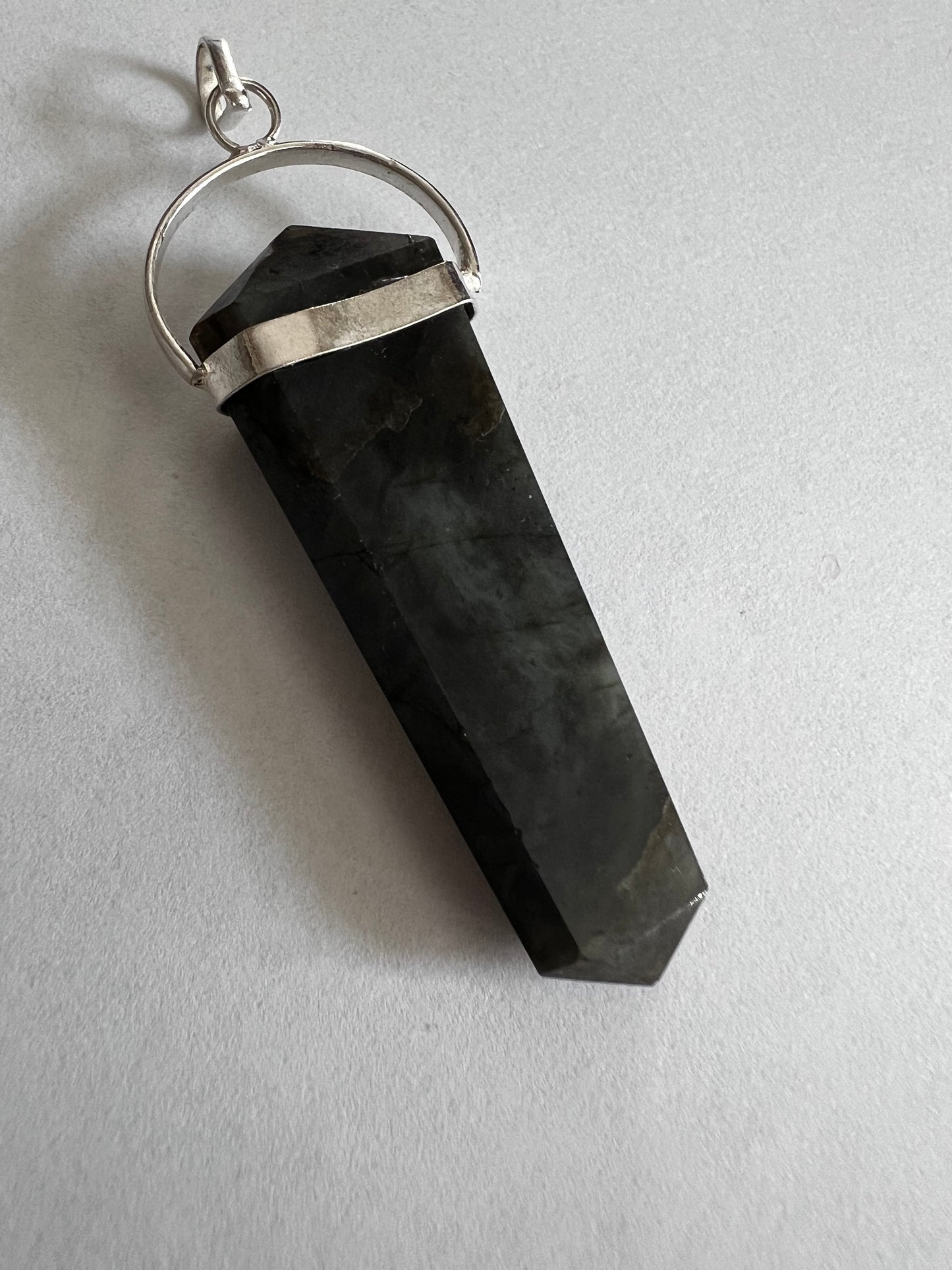 Labradorite Flat Point Pendant