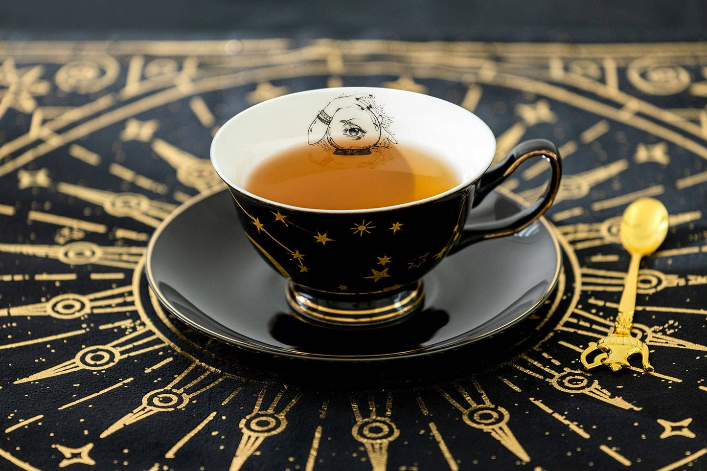 Crystal Ball Tea Cup & Saucer