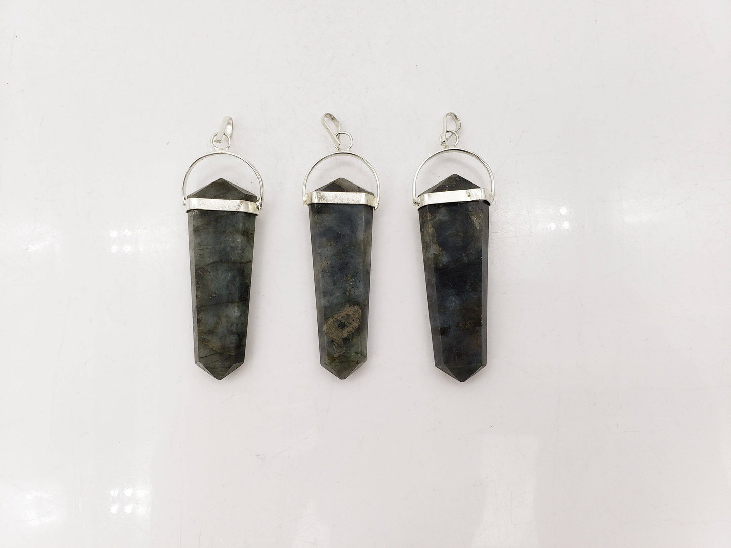 Labradorite Flat Point Pendant