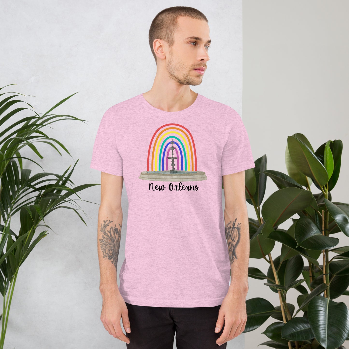 Jackson Square Rainbow Fountain t-shirt