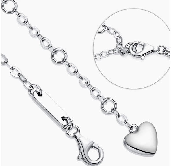 Infinity Pendant Chain Bracelet in 14K White Gold