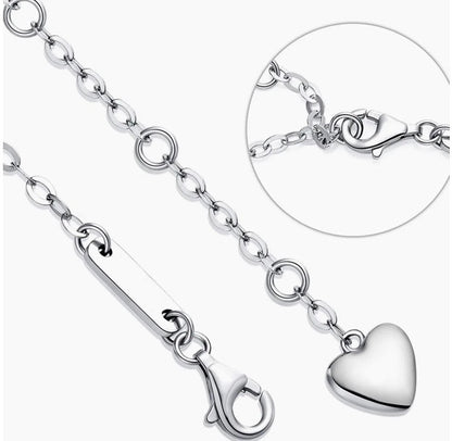 Infinity Pendant Chain Bracelet in 14K White Gold