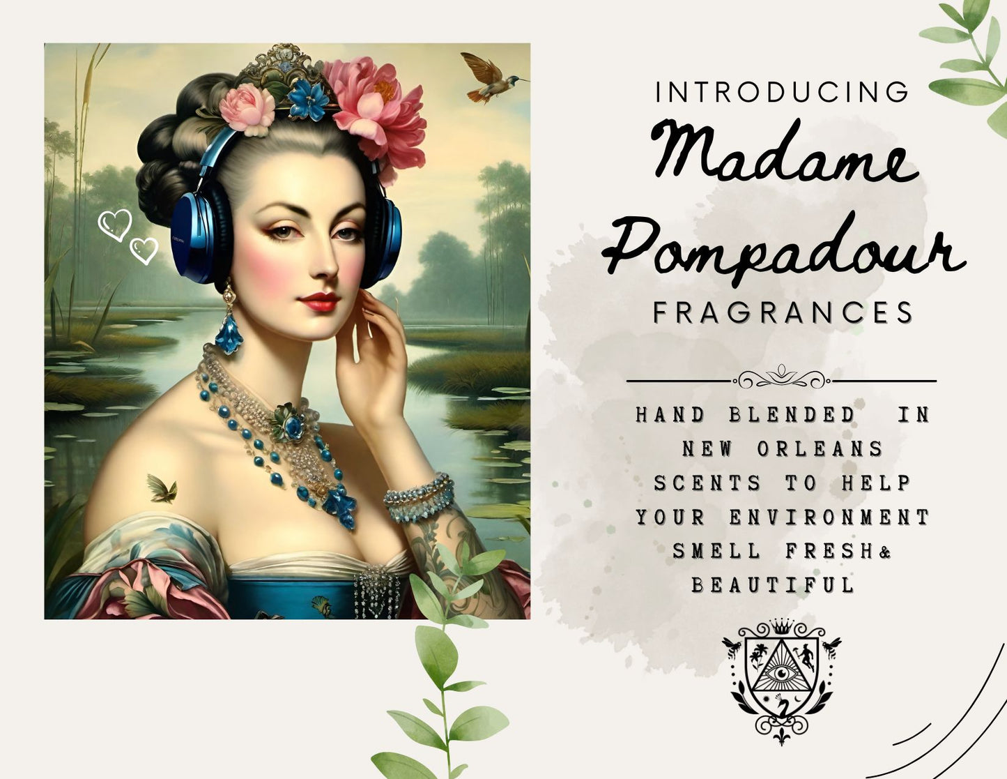Madame Pompadour Melon Mint Tea Room Spray