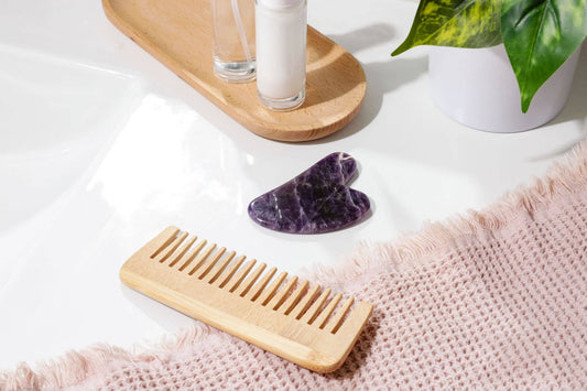 Amethyst Gua Sha Stone