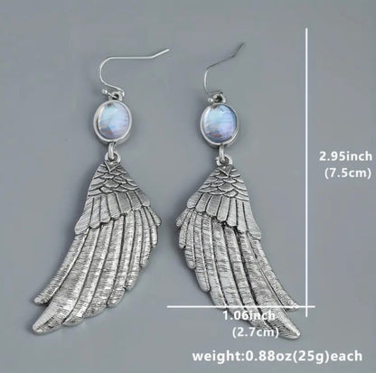 Wings Gem Earrings