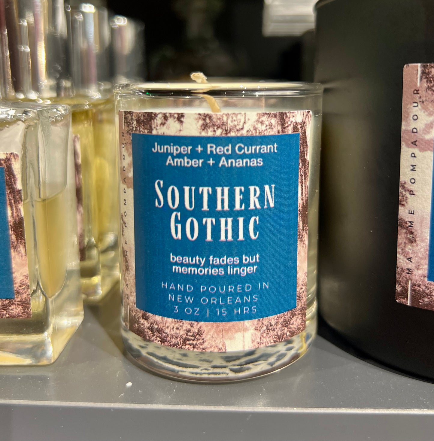 Southern Gothic Votive Candle 3oz.