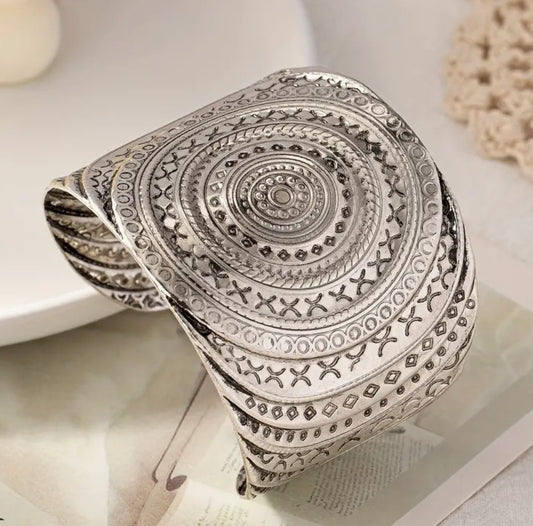 Boho Open Cuff Unisex Bracelet