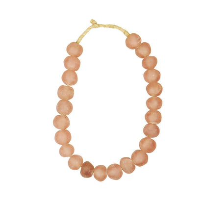Recycled Glass Beads: Pink ExSm