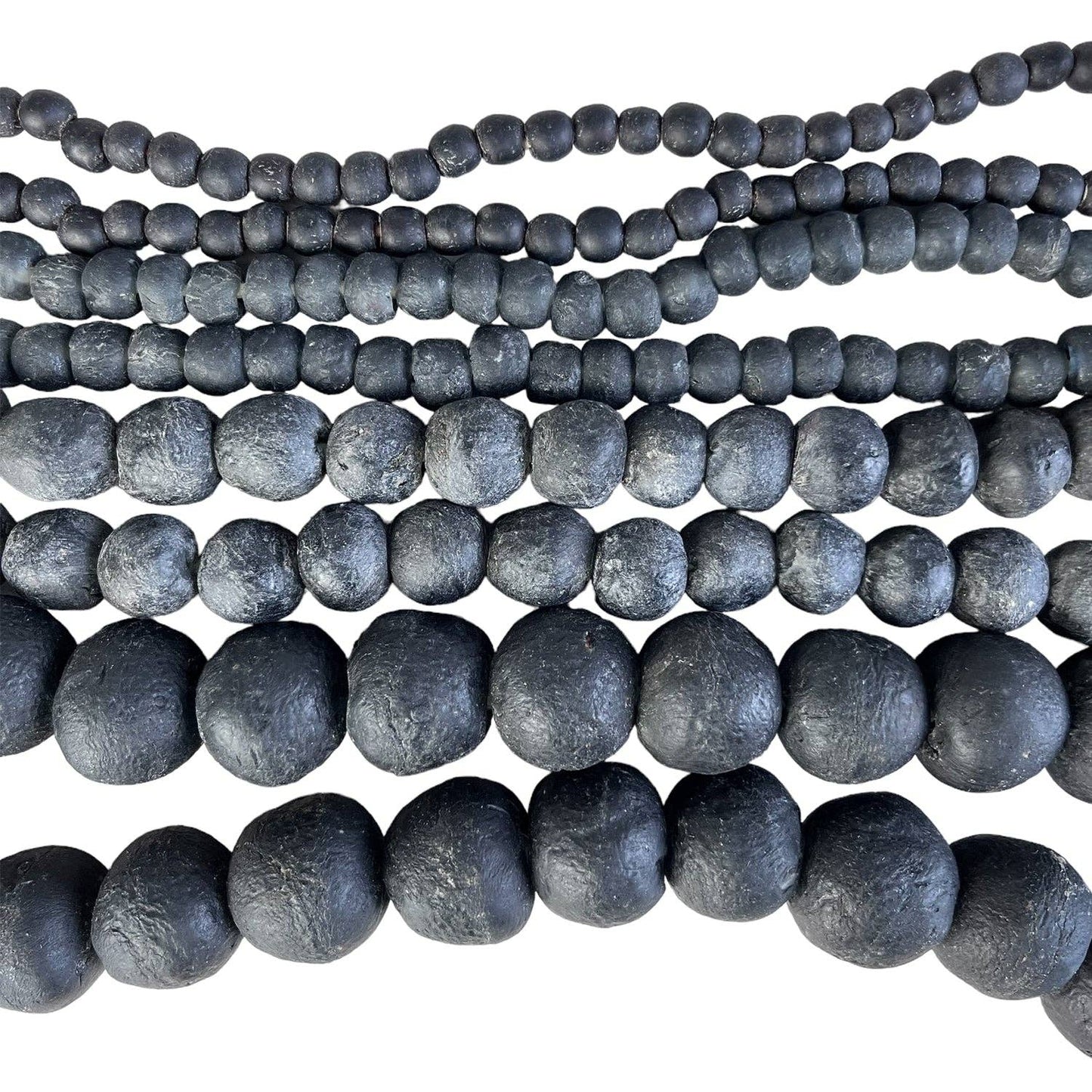 Recycled Glass Beads: Blue Sm