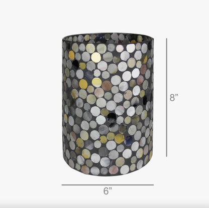 Mosaic Hurricane, Mirrored Circles - Lrg