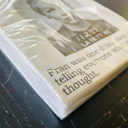 Big House Cocktail Napkins, Fran