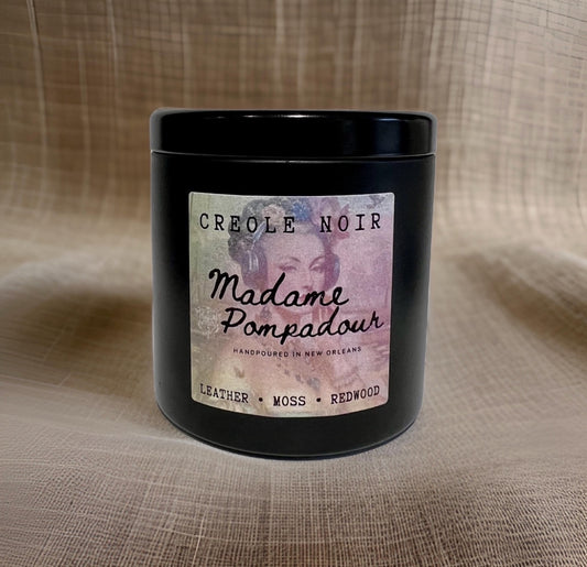 Creole Noir Soy Wax Candle in 3 oz. Black Tin