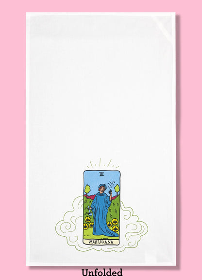 Marijuana Kitchen Tarot Dishtowel