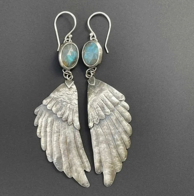 Wings Gem Earrings
