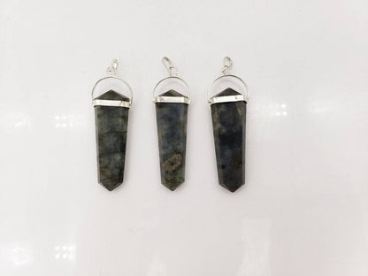 Labradorite Flat Point Pendant