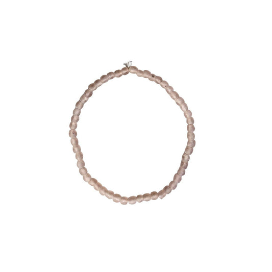 Recycled Glass Beads: Pink ExSm