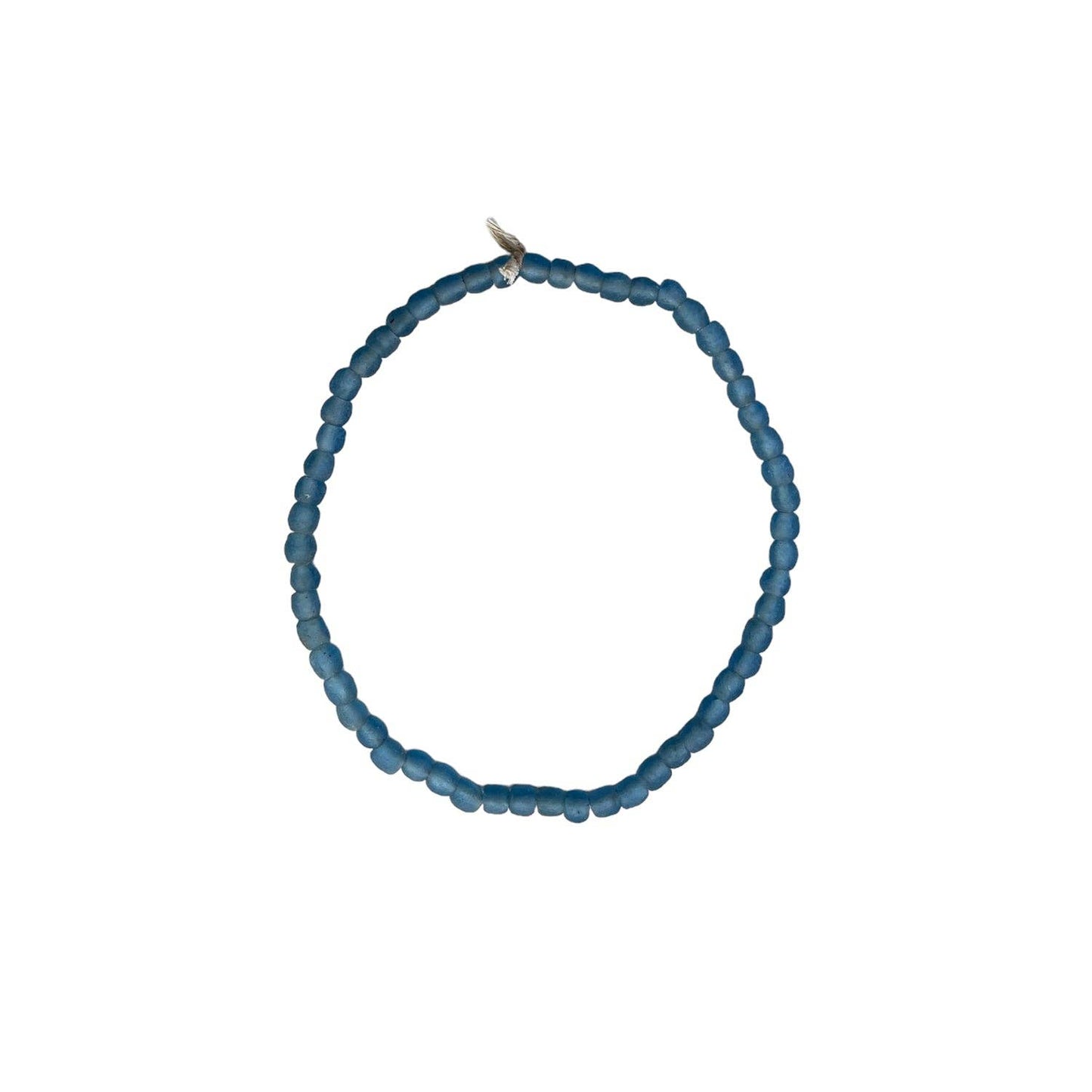 Recycled Glass Beads: Blue Sm